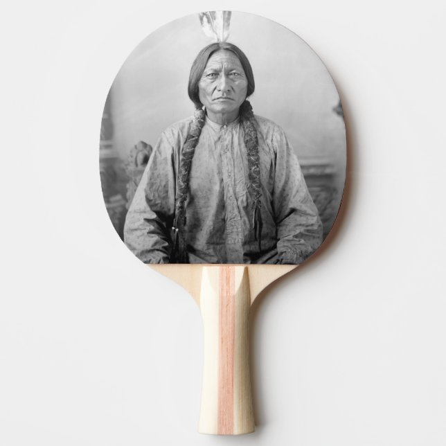 Raquette De Ping Pong Lakota Leader assis Bull Amérindien (Devant)