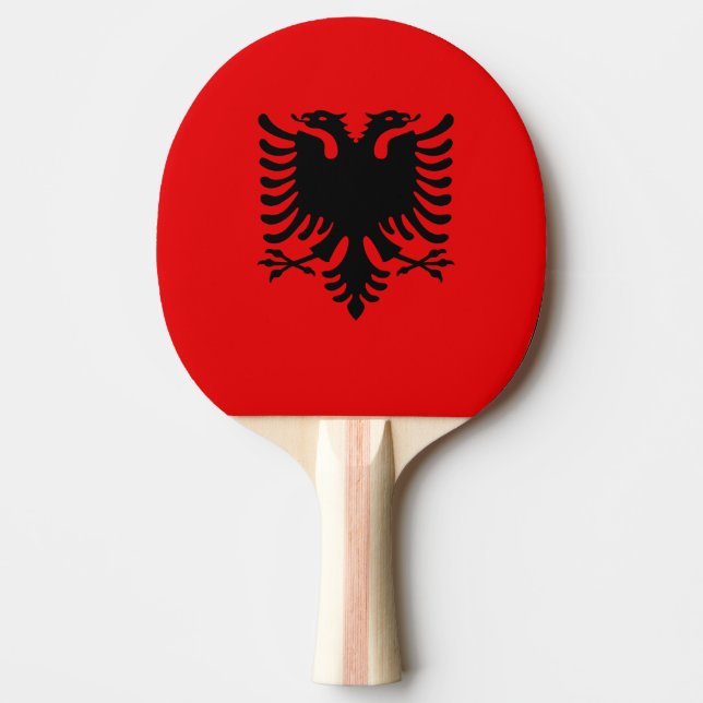 Raquette De Ping Pong L'Albanie (Devant)