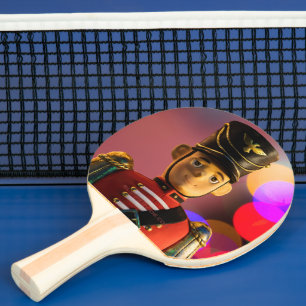 Raquette De Ping Pong L'ami soldat de jouet classique de Noël de Slipper