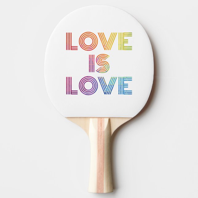 Raquette De Ping Pong L'amour est l'amour| Grandes surfaces modernes (Devant)