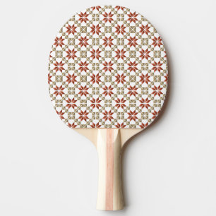 Raquette De Ping Pong Latvian Morning SUN motif géométrique IX