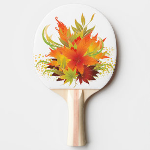 Raquette De Ping Pong L'automne part Thanksgiving