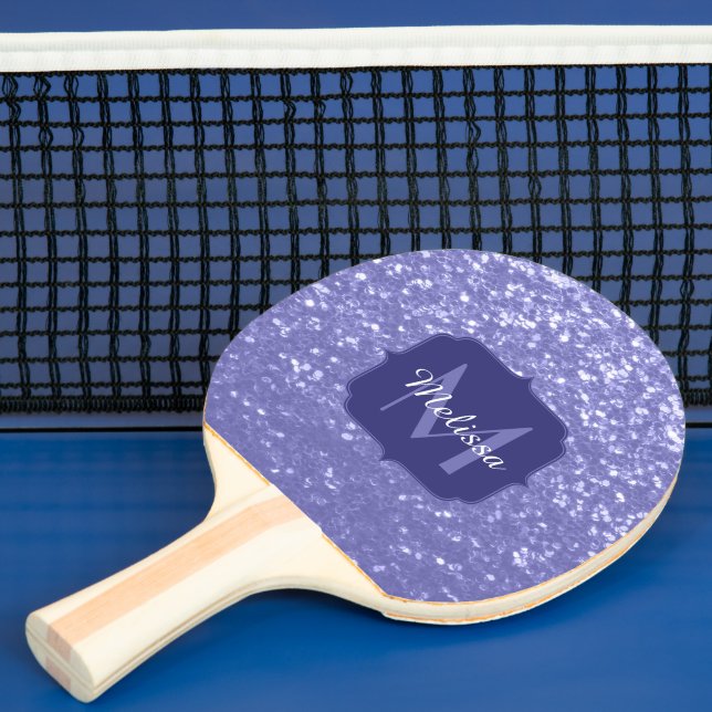 Raquette De Ping Pong Lavande violet scintille parties scintillant bling (Insitu)