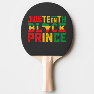 Raquette De Ping Pong Le 11° Prince célèbre la liberté noire