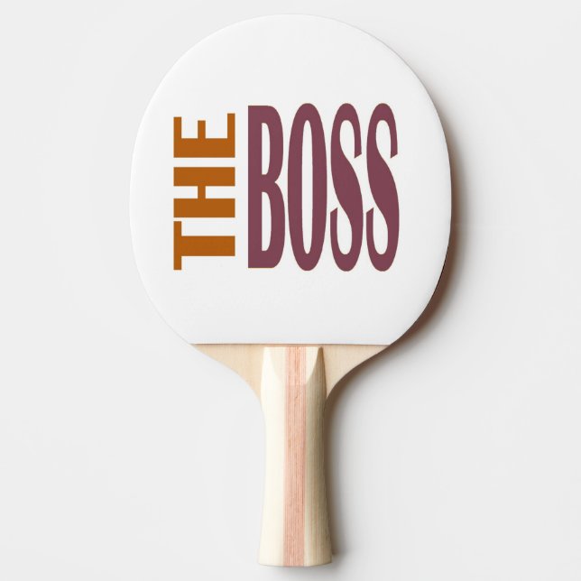 RAQUETTE DE PING PONG LE BOSS (Devant)