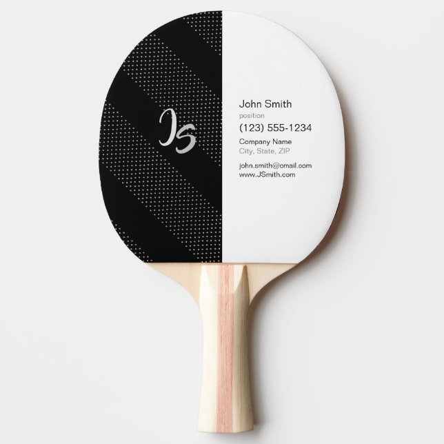 Raquette De Ping Pong Le cadeau élégant avec personnalisent le (Devant)