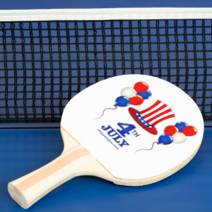 Raquette De Ping Pong Le classique de la fête de l'indépendance du 4 jui