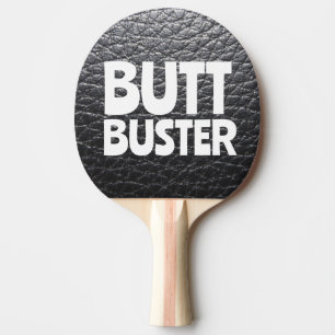 RAQUETTE DE PING PONG LE CUIR REGARDEZ LA PÂTE DE PING PING BUSTER AMUSA