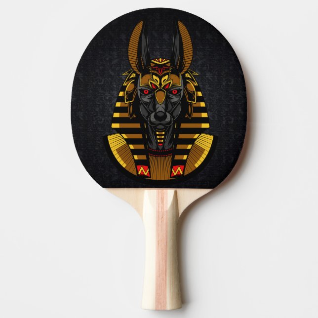 Raquette De Ping Pong Le dieu égyptien Anubis Ping Pong Paddle (Devant)