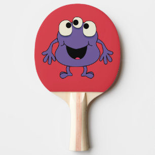 Raquette De Ping Pong Le monstre pourpre badine la palette de ping-pong