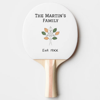 Raquette De Ping Pong le nom de l'arbre de la communauté de la réunion d