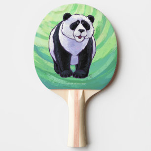 Raquette De Ping Pong Le panda mignon concernent le vert