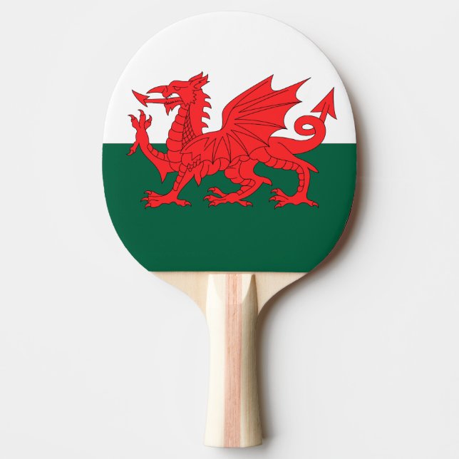 Raquette De Ping Pong Le Pays de Galles (Devant)