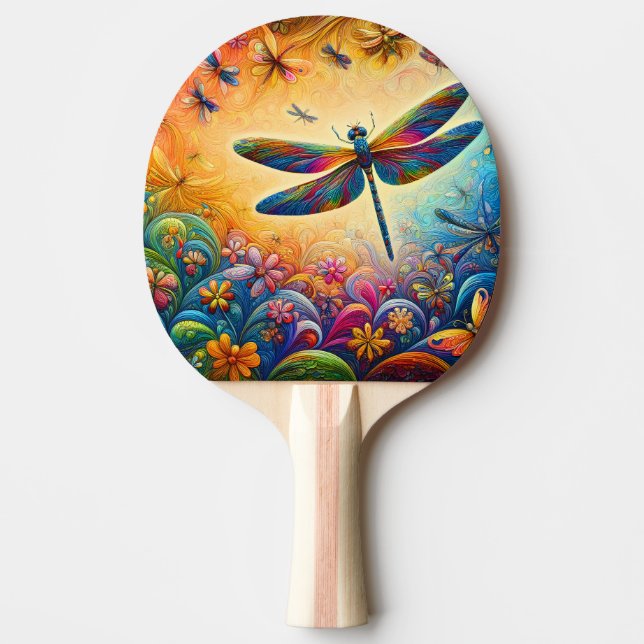 Raquette De Ping Pong Le voyage de la libellule (Devant)