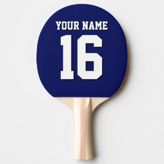 Raquette De Ping Pong L'équipe de Jersey de sports Blue Navy