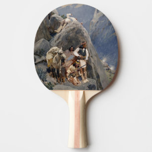 Raquette De Ping Pong Les guerriers d'Apache : une embuscade sur la cava
