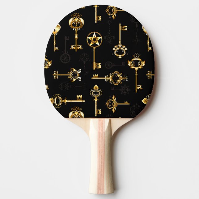 Raquette De Ping Pong Les Patters de Seamless avec Golden Keys (Devant)