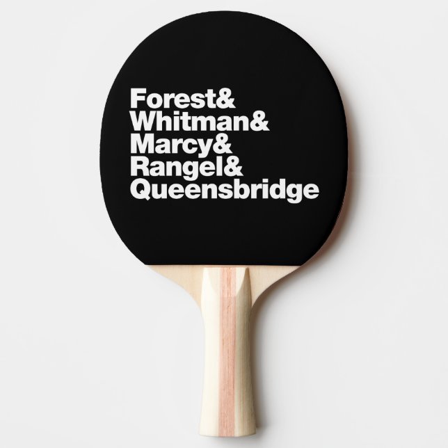 Raquette De Ping Pong Les projets (Devant)