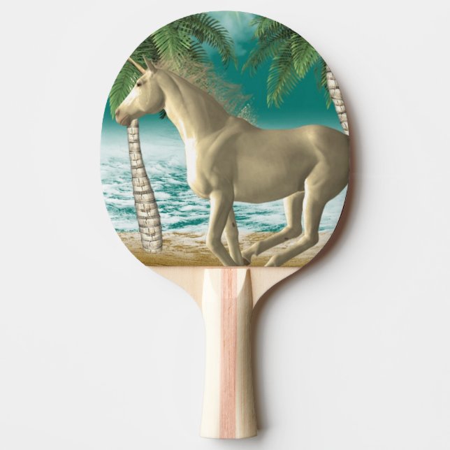 Raquette De Ping Pong Licorne espiègle (Devant)