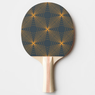 Raquette De Ping Pong Lignes de cool Abstraites et dynamiques dans le co
