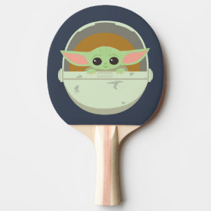 Raquette De Ping Pong L'illustration de la nacelle mignonne de l'enfant