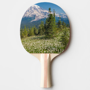 Raquette De Ping Pong Lis de l'avalanche et Mont Rainier