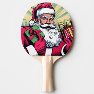 Raquette De Ping Pong Livre de bande dessinée Père Noël/Noël