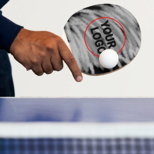 Raquette De Ping Pong Logo personnalisé simple et élégant ici société cl