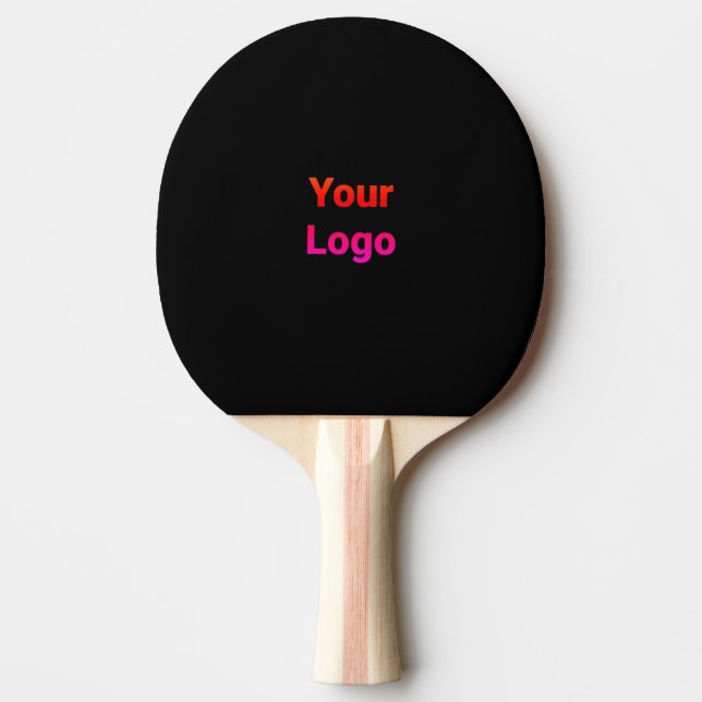 Raquette De Ping Pong Logo personnalisé simple et élégant ici société cl (Devant)