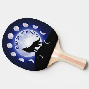 Raquette De Ping Pong Loup-garou / Loup