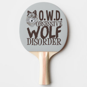 Raquette De Ping Pong Loup gris