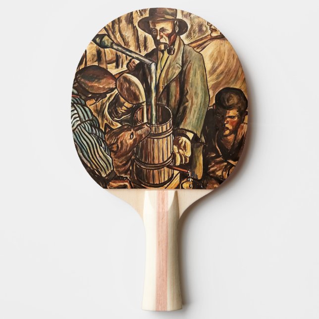 Raquette De Ping Pong Lune faisant blanc éclair Whiskey Liqueur (Devant)