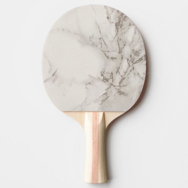 Raquette De Ping Pong Marbre blanc (Devant)