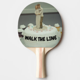 RAQUETTE DE PING PONG MARCHER LA LIGNE MARIAGE CADEAU PING PONG PADDLES