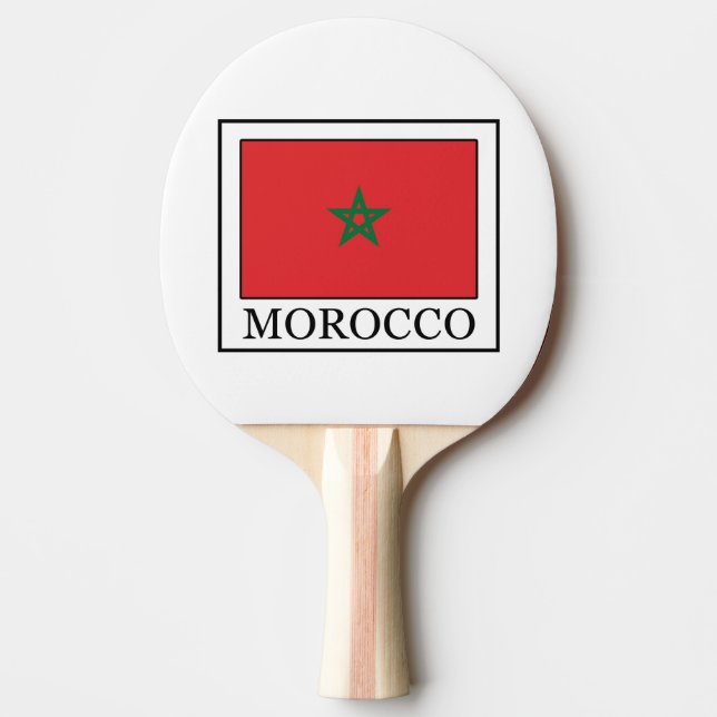 Raquette De Ping Pong Maroc (Devant)