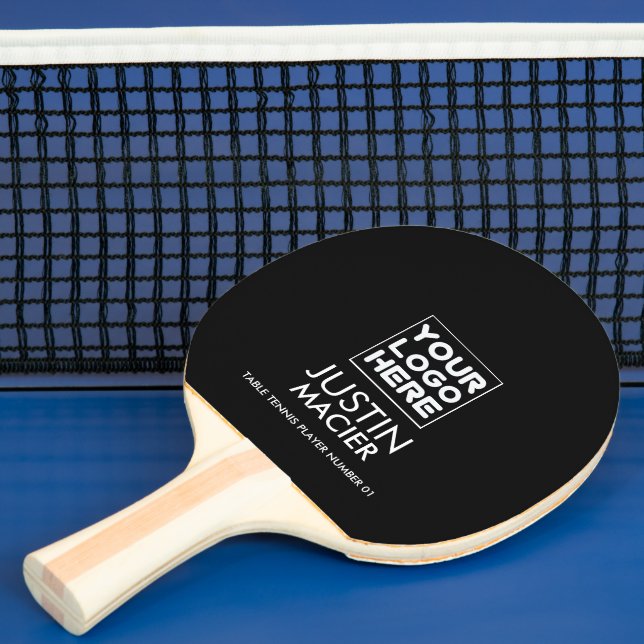 Raquette De Ping Pong Marque moderne / Logo / Photo Nom personnalisé Noi (Insitu)