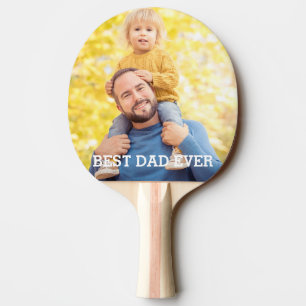 Raquette De Ping Pong Meilleur papa jamais personnalisé