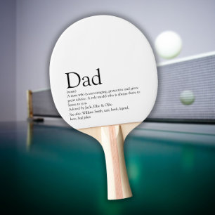 Raquette De Ping Pong Meilleur Papa Père Paternel Définition Au Monde