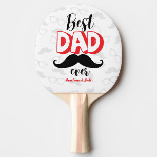 Raquette De Ping Pong Meilleur Papa Personnalisé Cadeau de la Fête des P