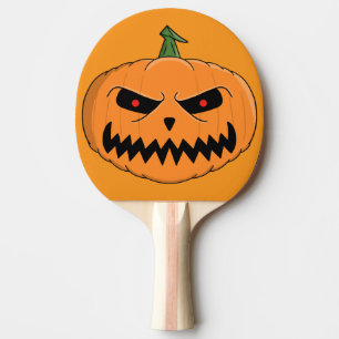 Raquette De Ping Pong Menacer Jack O'Lantern Halloween