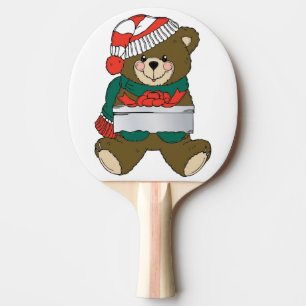 RAQUETTE DE PING PONG "MERY NOËL" TEDDDY BEAR