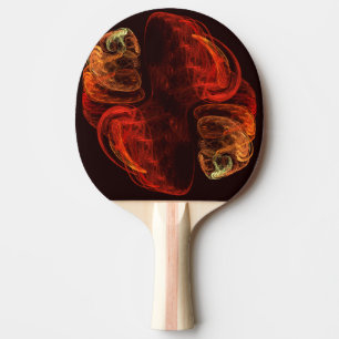 Raquette De Ping Pong Métamorphose Art Abstrait