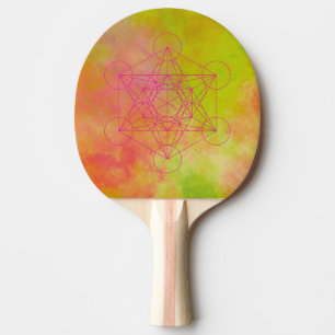 Raquette De Ping Pong Métatron, chakra, zen, géométrie sacrée, ange,