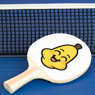 Raquette De Ping Pong Mignon Banini Banana Art de personnage Kawaii