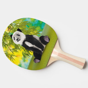 Raquette De Ping Pong Mignon Ours Panda Kawaii Amoureux des Animaux Cade