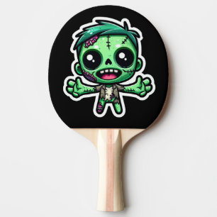 Raquette De Ping Pong Mignonne, drôle de zombie