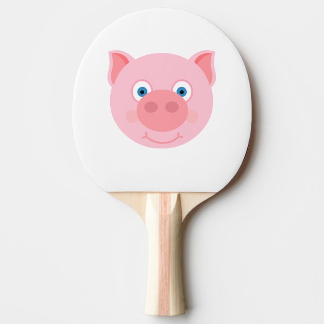 Raquette De Ping Pong Mignonne face de pignon (Devant)