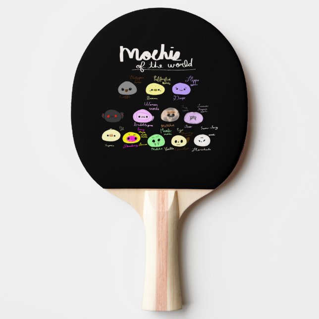 Raquette De Ping Pong Mochis of the World Cute Funny (Devant)