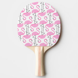 Raquette De Ping Pong Modèle Flamingo rose moderne simple