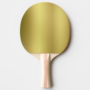 Raquette De Ping Pong Modèle vide d'or